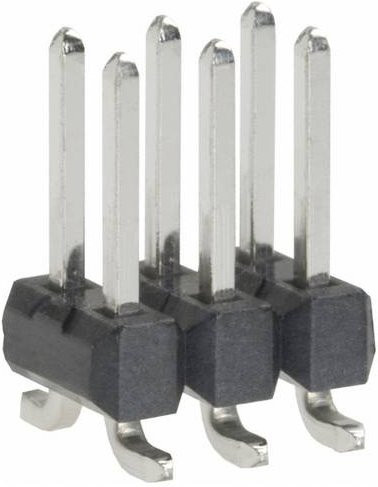 Molex Einbau-Stiftleiste Standard 2 Reihen Schwarz - Bild 1