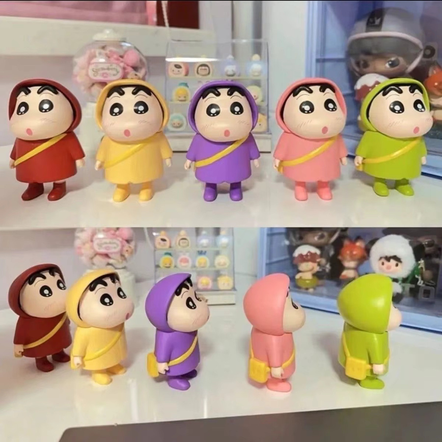 Bandai Crayon Shin-Chan Actionfigur, Shin Chan Regenmantel, Einzelfigur - Bild 4