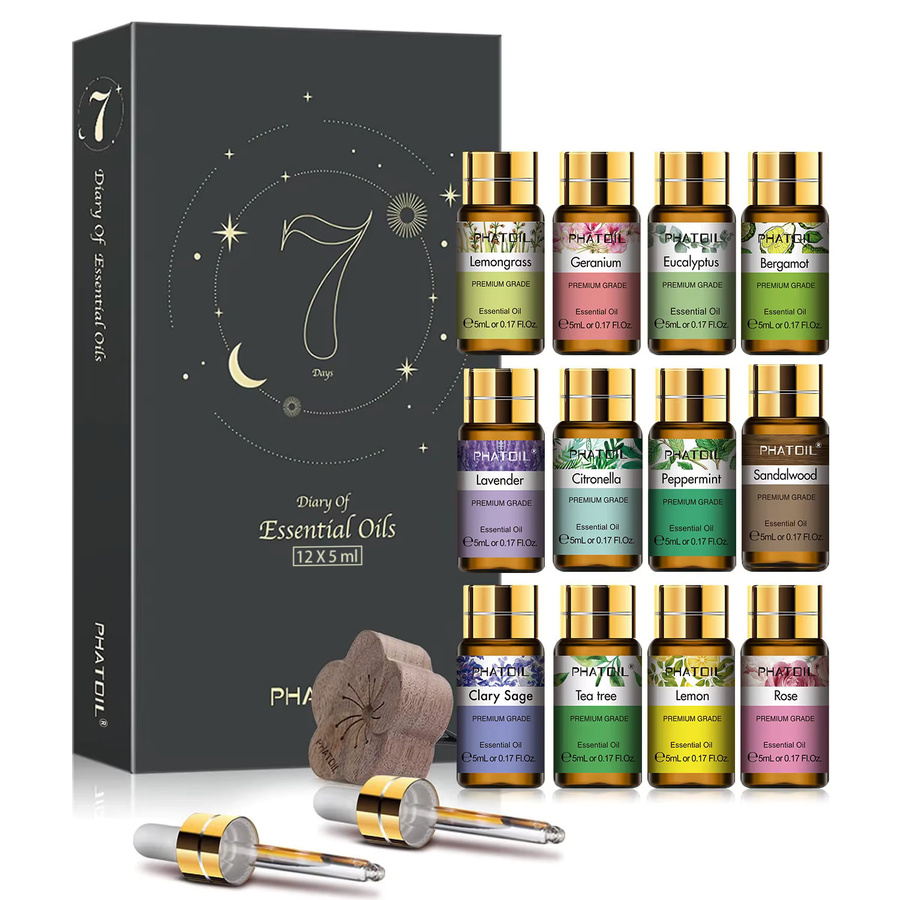 PHATOIL Aromatherapie-Set ätherische Öle, 5 ml, Unisex - Bild 2