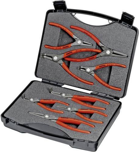 Knipex Seegeringzangen-Set SRZ 8-teilig in Rot mit Werkzeug-Box - Bild 1