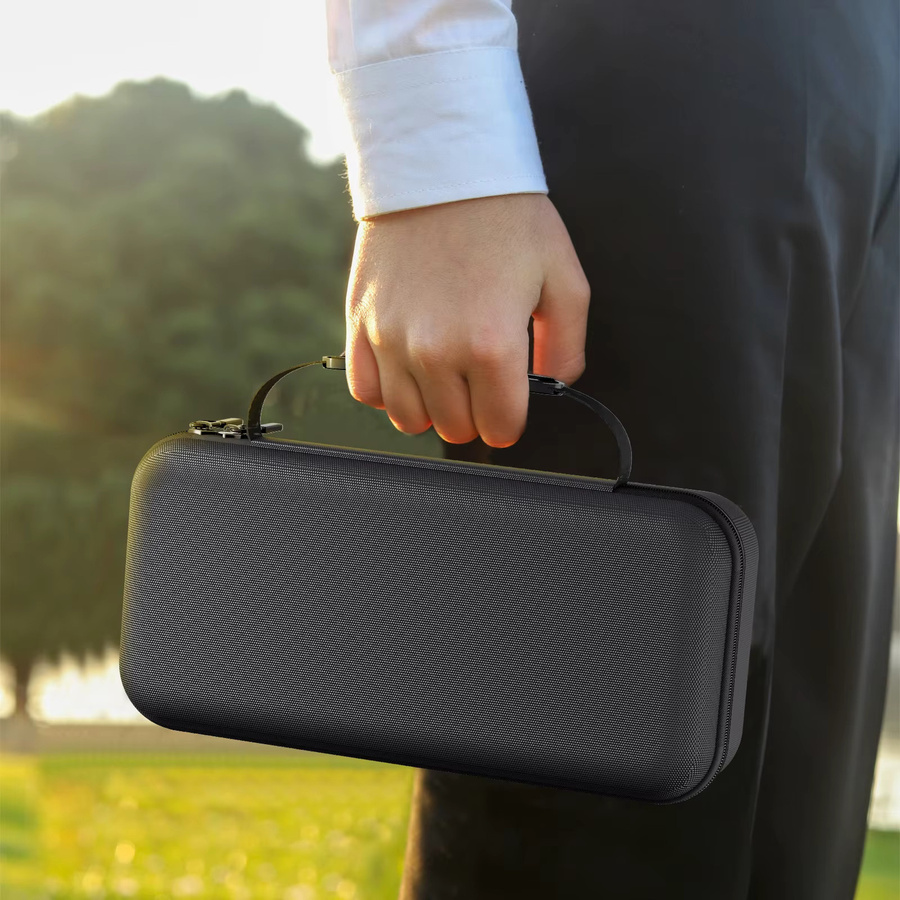 Tragetasche für Apple Mac Mini M4 und M4 Pro in Schwarz mit Hartschale und Tastatur-Organizer - Bild 4
