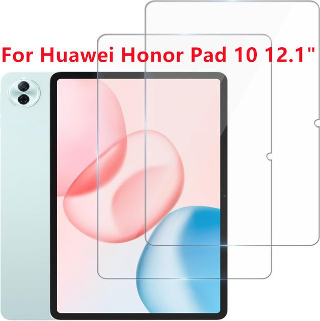 2 Stück Huawei Honor Pad 9 10 12.1 X9 X9a 11,5 Zoll Displayschutzfolie aus 9H gehärtetem Glas, transparent und kratzfest - Bild 1