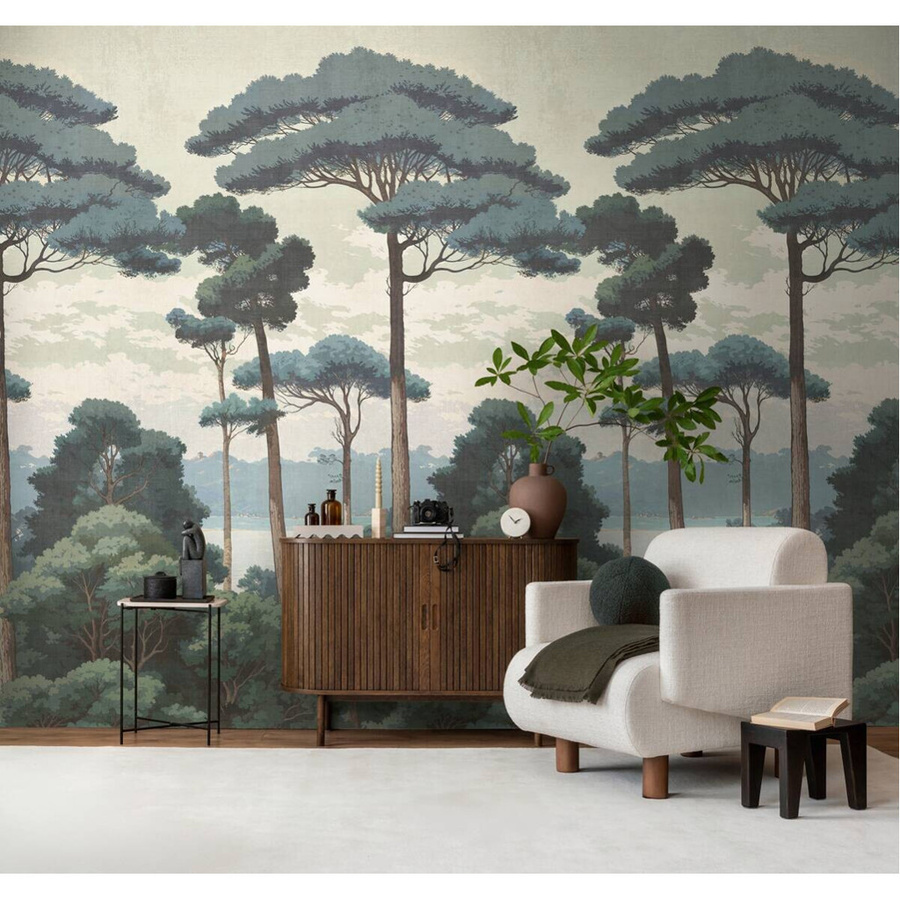 Livingwalls Fototapete Naturpanorama skandinavisch in Creme, Vliestapete mit Vinyl, Breite: 159 cm, Höhe: 280 cm - Bild 2
