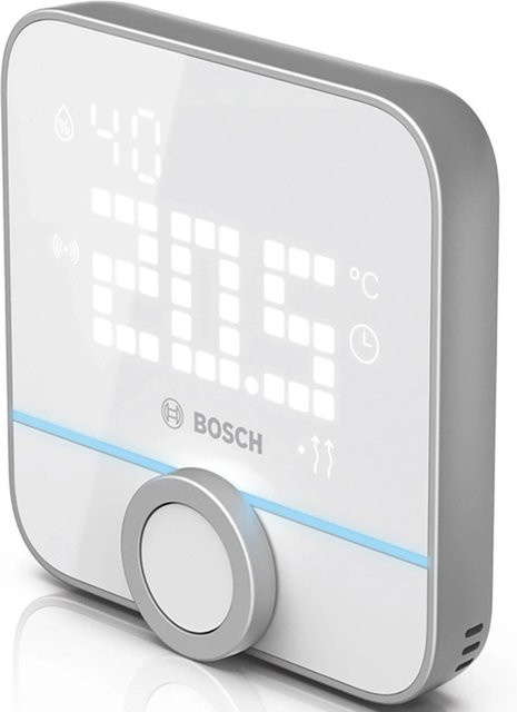 Bosch Smart Home Raumthermostat II Funk-Temperatursensor und Luftfeuchtesensor in Weiß - Bild 1
