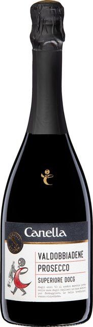 Canella Prosecco Spumante, Glera, Valdobbiadene, Extra Dry, 2024, 0,75 l - Bild 1