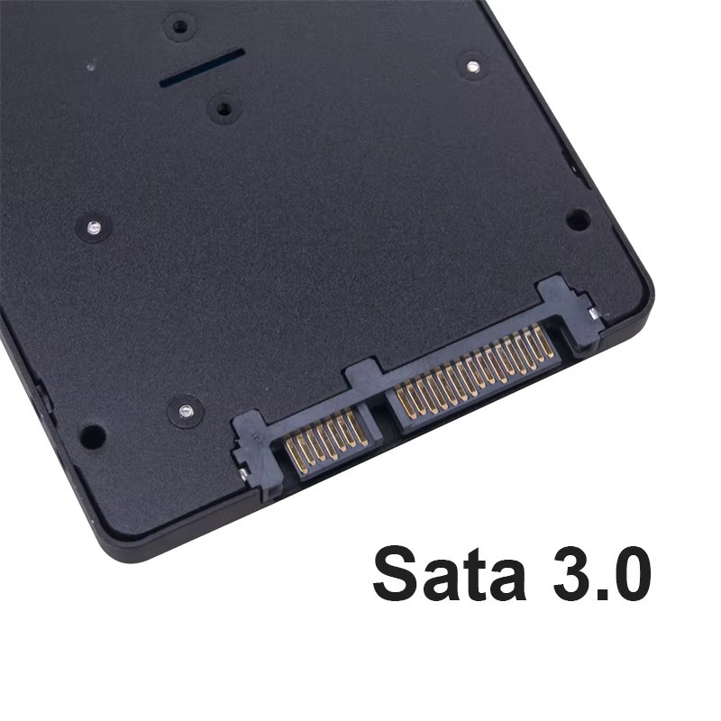 OULLX MSATA M.2 NGFF B Key 6Pin zu SATA 3.0 Konverter für Laptop SSD und 2,5 Zoll Festplatten Adapterkarte - Bild 4