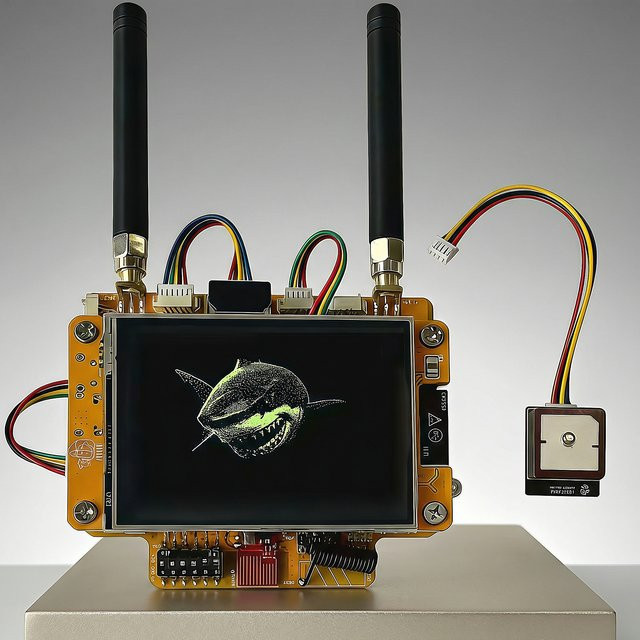 NM-RF-Hat Companion Hat Multiband-RF für CYD Bruce ESP32-2432S028 mit nRF24, PN532, CC1101, IR OOK und TF-Slot von Heltec Automation - Bild 1