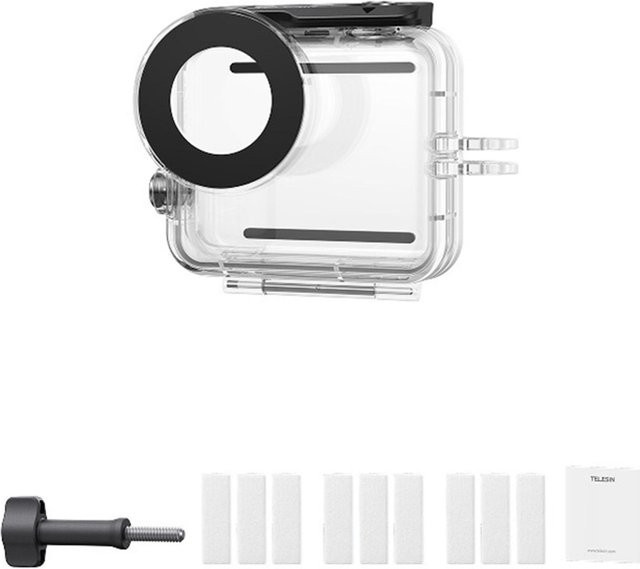 Wasserdichtes Unterwassergehäuse DJI Osmo Nano Schutzkäfig in Weiß - Bild 1