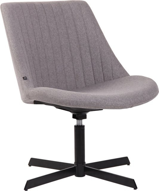 CLP Lounger Granby Relax Sessel mit Stoffbezug, 360 Grad drehbar, Ergonomisches Design, Grau - Bild 1