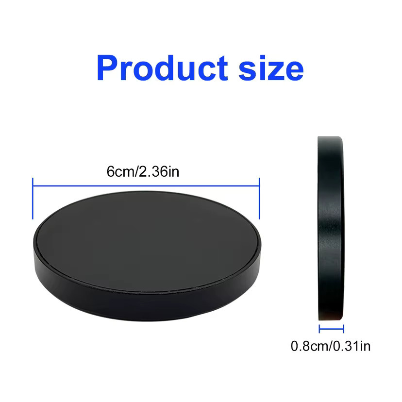 MagSafe magnetischer Telefonhalter in Schwarz mit 360 Grad Rotation und 1/4'' sowie 3/8'' Arri-Gewinde für Stativhalterungen - Bild 5