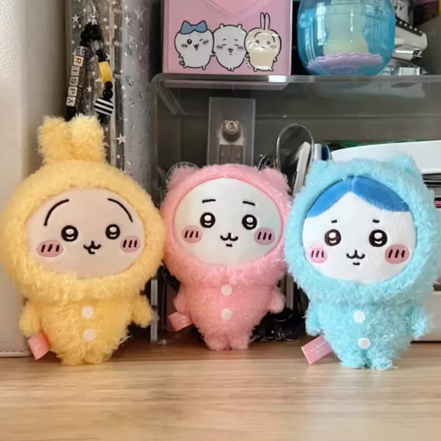 Bandai Usagi Hachiware Usachi Plüschpuppe Schlüsselanhänger, Plüsch / Textil - Bild 3