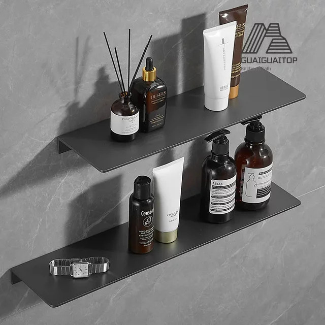 DUTRIEUX Wandregal aus Aluminium in Weiß Matt für Küche, Badezimmer und Wohnzimmer - Bild 1