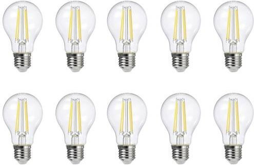 Sygonix LED Glühbirne E27 Warmweiß 7,3W (60W Ersatz) 10er Packung Ø 60 mm x H 104 mm - Bild 1