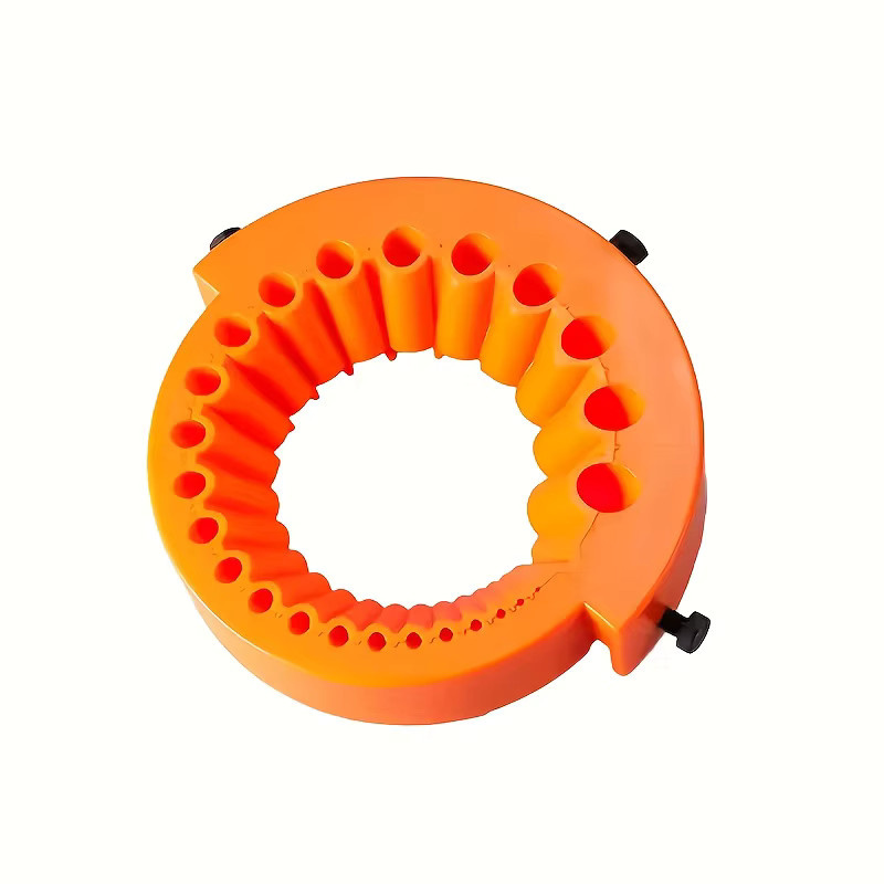 NIUXIANG Manueller Bohrerschärfer aus Kunststoff für 2 bis 13 mm Bohrer in Orange und Schwarz - Bild 7