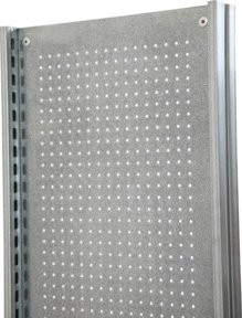 Regalwerk BERT-Regal-Rahmen aus verzinktem Stahlblech in Silber, Höhe: 300 cm, Tiefe: 40 cm - Bild 1