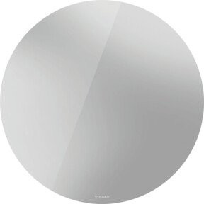 Duravit Lichtspiegel Best Badspiegel mit LED, Weiß, Durchmesser: 70 cm, Tiefe: 3,4 cm, 31 W, mit Bewegungssensor und dimmbarer Funktion, IP44 - Bild 1