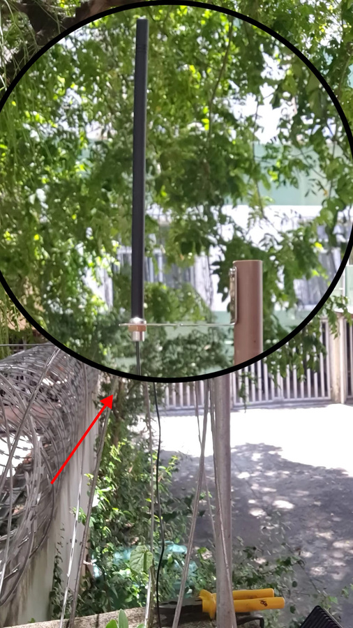 KUANGZIPENG Externe Antenne für Garagentor-Fernbedienungen zur Signalverstärkung, 390MHz, Schwarz - Bild 3
