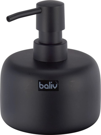 baliv Seifenspender aus Polyresin in Schwarz