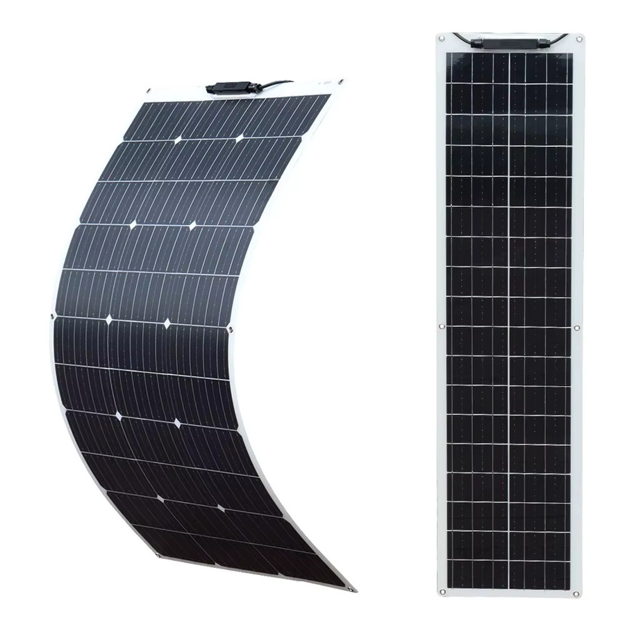 XINPUGUANG Flexibles monokristallines Solarpanel Photovoltaik-Modul für Wohnwagen, Hausdach und Wohnmobil in Schwarz oder Weiß (50W oder 120W) - Bild 5