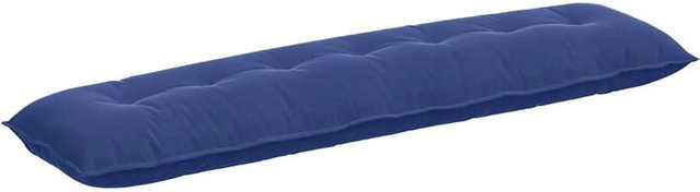 vidaXL Rückenkissen aus Cordstoff in Blau, Breite: 200 cm, Höhe: 50 cm - Bild 1