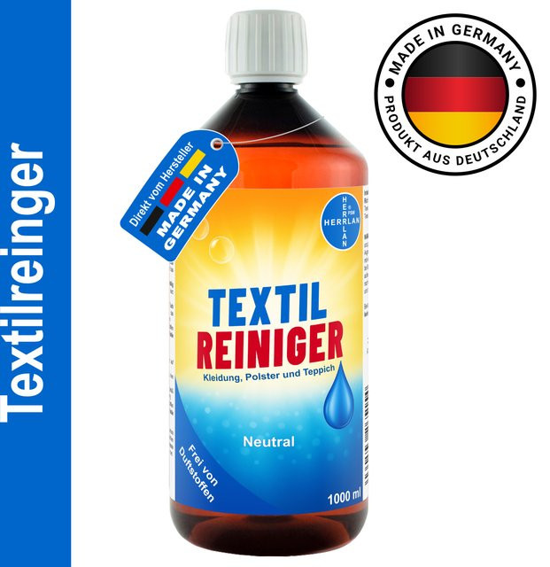 HERRLAN Textilreiniger für Kleidung, Polster und Teppich, Multicolor, 1000 ml - Bild 1