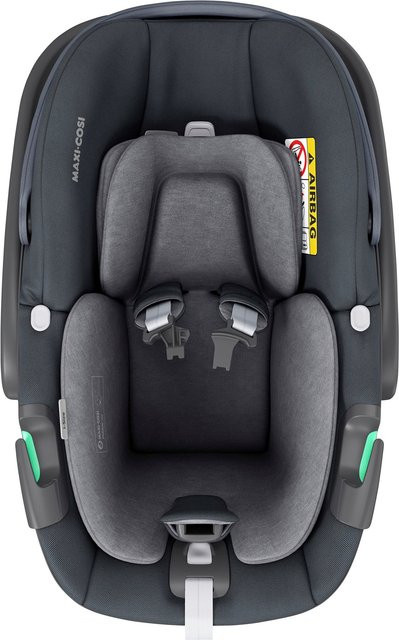 Maxi-Cosi Babyschale Pebble 360 mit Isofix-Basis FamilyFix 360 in Grau, i-Size nach R129, mit Drehsitz und Stützfuß - Bild 1