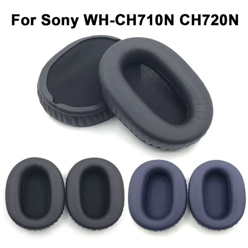 2 Stück Ersatz-Ohrpolster aus Schaumstoff in Blau für Sony WH-CH710N und CH720N Over-Ear Kopfhörer - Bild 3