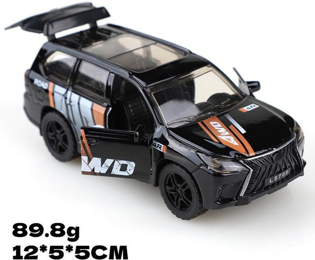 Linyi toy car Drei-Türer Klassisches Rückziehmotor Die-Cast Modellauto, 1:36 Maßstab, ab 3 Jahre - Bild 1