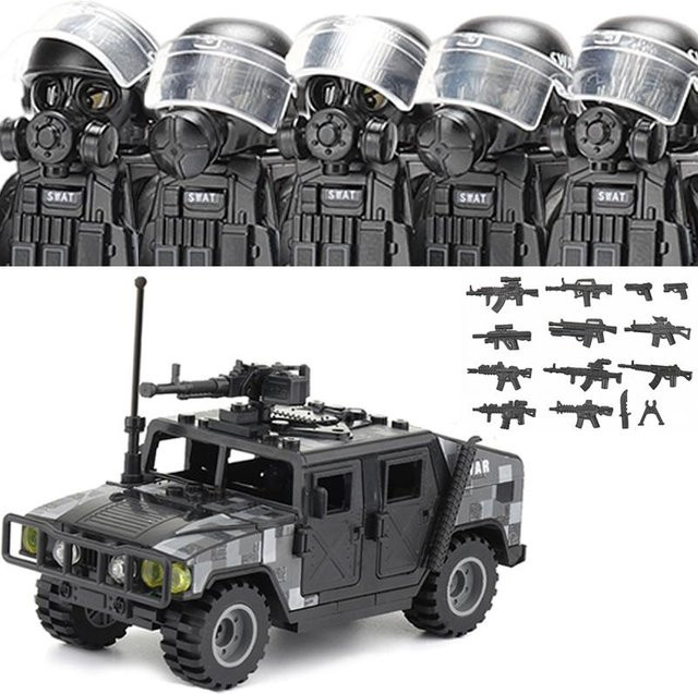 Yiran toy Stadtpolizei China Sturmsoldat SWAT Figuren Bausteine - Bild 1