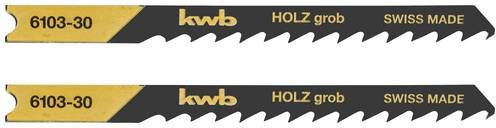 Kwb Stichsägeblätter HCS für Holzbearbeitung mit speziellem Einstichzahn, 2 Stück, grob - Bild 1