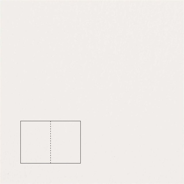 Rico Design Paper Poetry Klappkarten Essentials B6, 5 Stück, Weiß - Bild 1