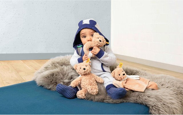 Steiff Soft Cuddly Friends Schmusetuch Teddybär Jimmy beige ab der Geburt - Bild 1