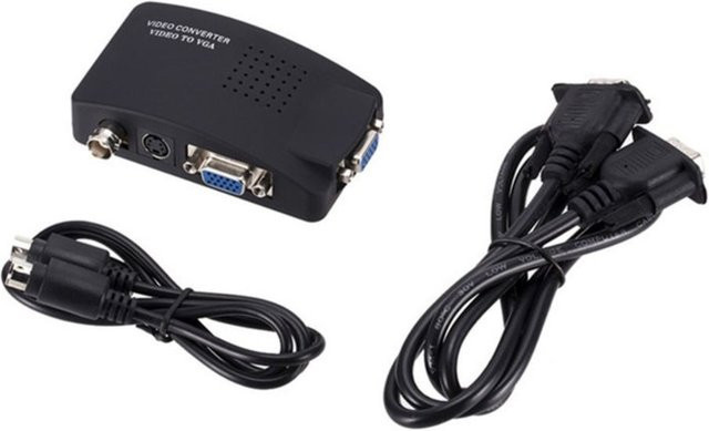 Maipuxing BNC zu VGA Konverter Adapter in Schwarz - Bild 1