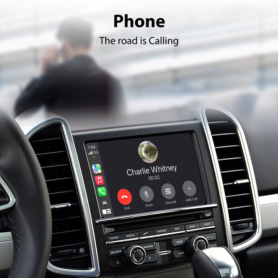 Ezonetronics Wireless CarPlay und Android Auto Nachrüstkit Decoder-Box für Porsche PCM3.1 mit Mirror Link in Schwarz - Bild 2