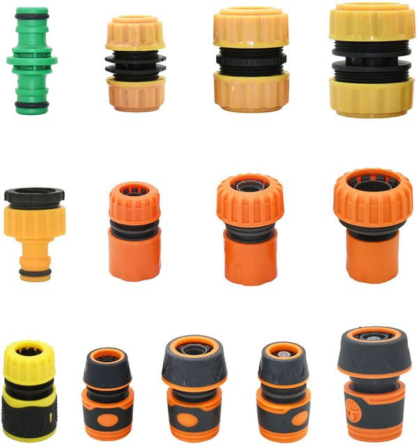 WHWH Gartenschlauch-Schnellverbinder Set mit Rohrkupplung für Bewässerungssysteme, 1/2 Zoll, 3/4 Zoll und 1 Zoll - Bild 1