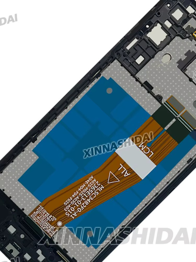 Samsung Galaxy A04E LCD Display Baugruppe mit Touchscreen und Digitizer in Schwarz - Bild 4