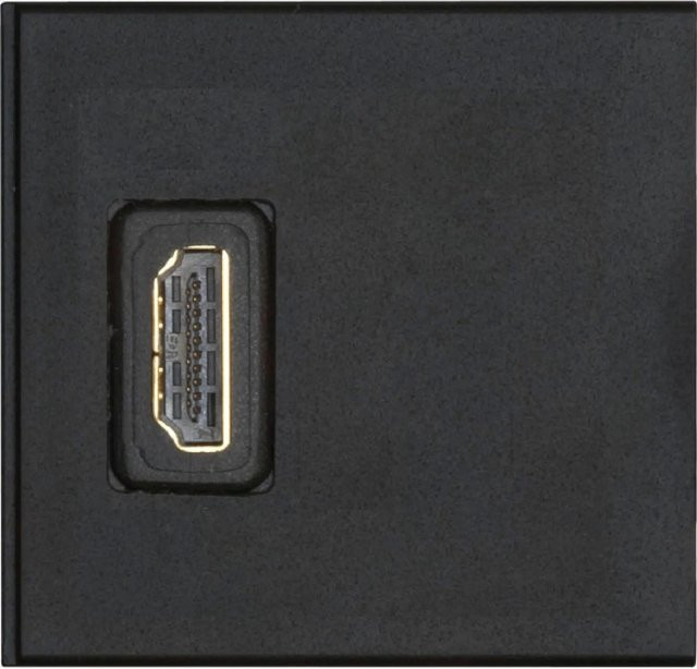 EVOline Wechselmodul mit 1x HDMI in Schwarz aus Kunststoff - Bild 1