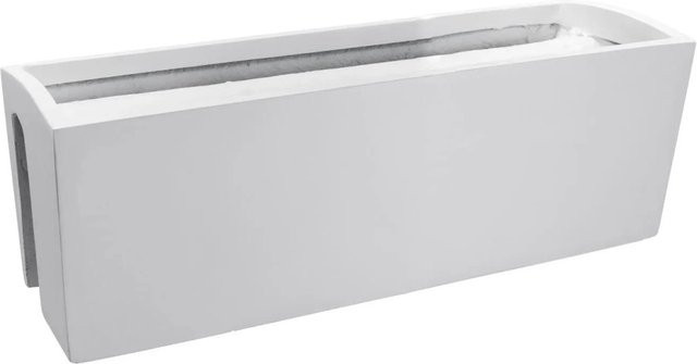 Vivanno Blumenkasten Balkona Classic Weiß aus Fiberglas B/T/H: 60 x 19 x 22 cm - Bild 1