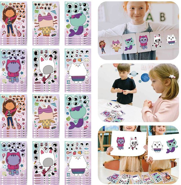 Disney Gabby Dollhouse Aufkleber, Puzzle - Bild 1