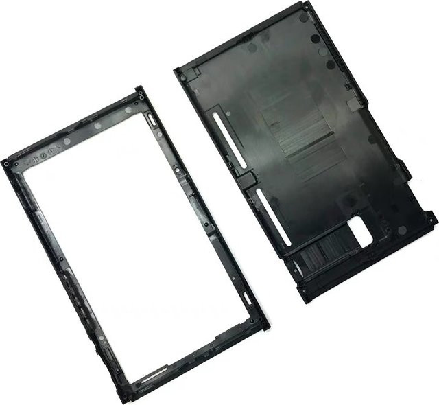 Nintendo Switch Ersatzgehäuse Set aus oberer und unterer Schale sowie Rückplatte in Schwarz für die USA oder Japan Edition (Modell 2017-2019) - Bild 1