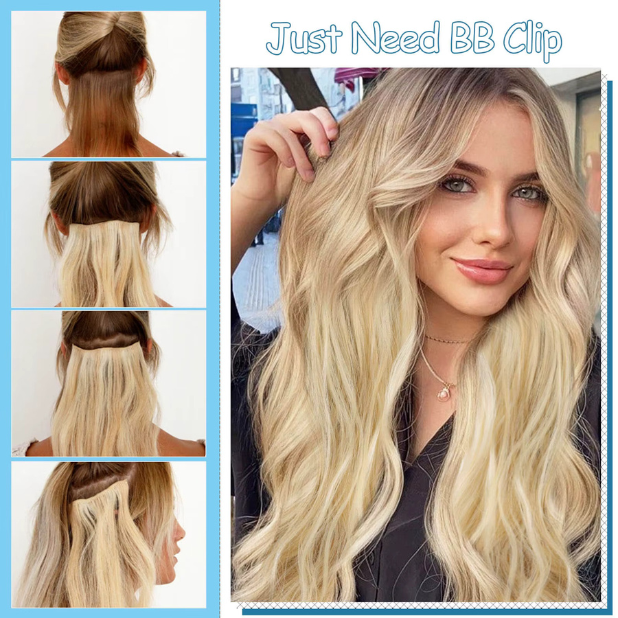 Alana beauty Clip-in-Haarverlängerungen, 50,8 cm, 6 Stück, Kunstfaser, Damen - Bild 3