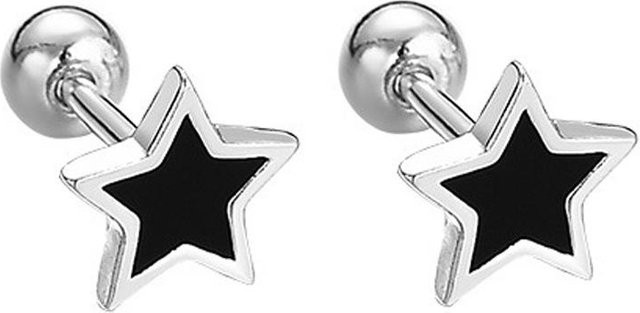 Lucky Star Jewelry Ohrstecker, Kupfer, Silber, Damen - Bild 1