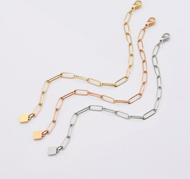 GRACE MOMENTS Armbänder, Edelstahl, Gold, Unisex - Bild 1
