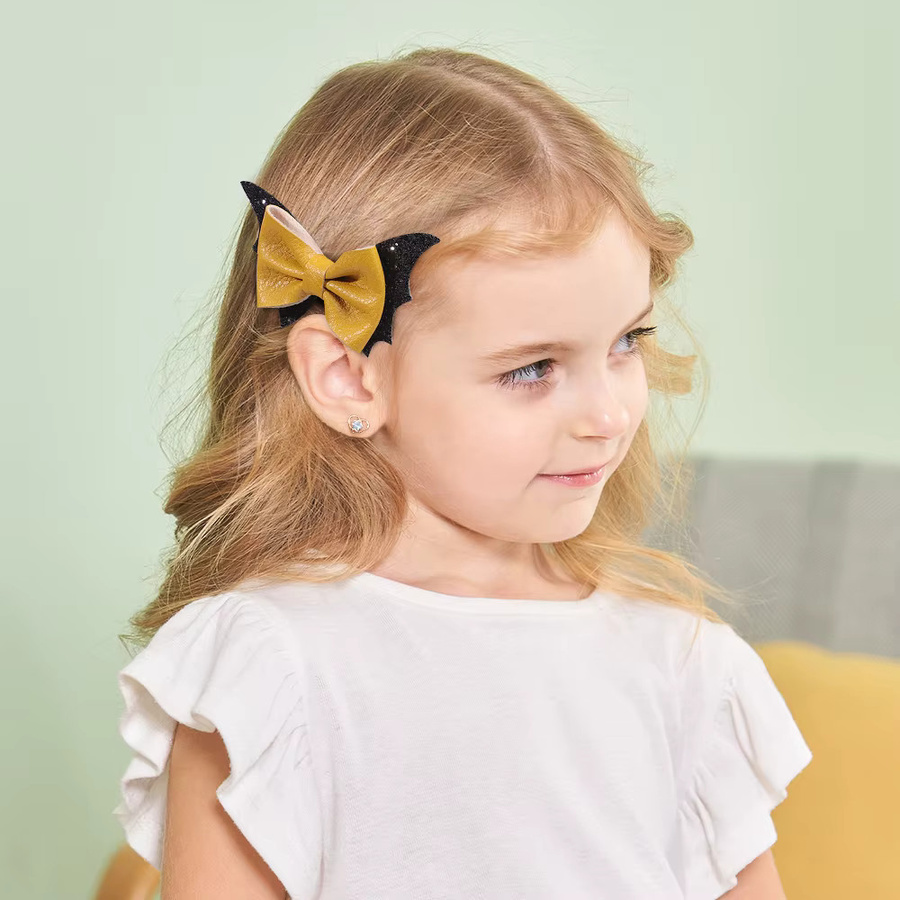 HAHAYL Haarspangen Fledermausflügel Schleife, 2 Stück, Kinder - Bild 3