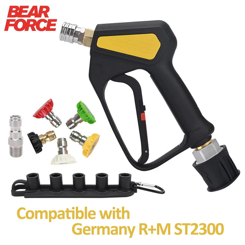 BEAR FORCE Hochdruckreiniger-Spritzpistole ST2300 M22-M mit Einlassanschluss und Sprühdüsen für Kärcher WAP Bosch MAC Allister - Bild 5