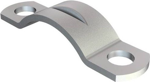 OBO Bettermann Kabelzugentlastung aus Metall in Silber, 100 Stück - Bild 1