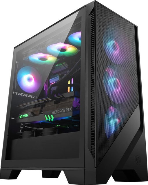 ONE GAMING Gaming PC AN159 in Schwarz mit RTX 5070, AMD Ryzen 5 5500, 16GB RAM und 480GB NVMe SSD, Windows, Wi-Fi und Bluetooth - Bild 1