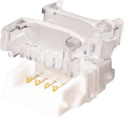 Barthelme Verbinder-Set für LED-Streifen aus Kunststoff, Farbe: Weiß, 5 Stück - Bild 1