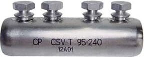 CellPack Schraubverbinder CSV/T 95-240 für Kupfer und Aluminium mit Trennsteg in Silber - Bild 1