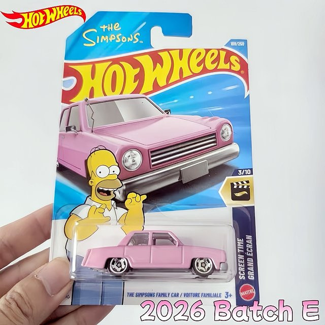 Hot Wheels Simpsons, Spielzeugauto, 1:64, ab 3 Jahren - Bild 1